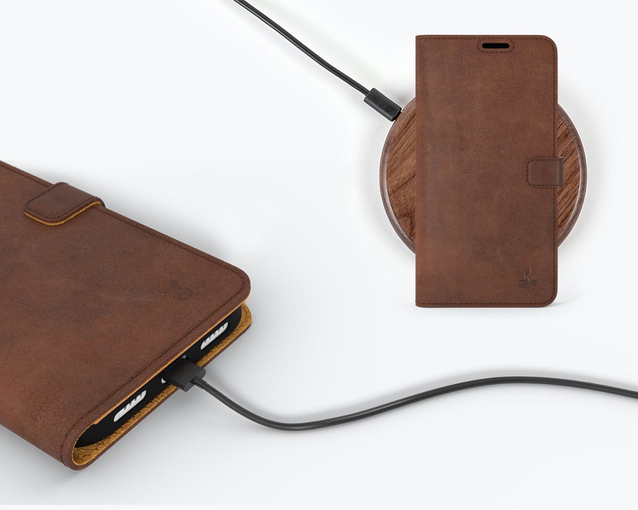 Vintage Leather Wallet Apple Iphone 14 Pro - Snakehive UK