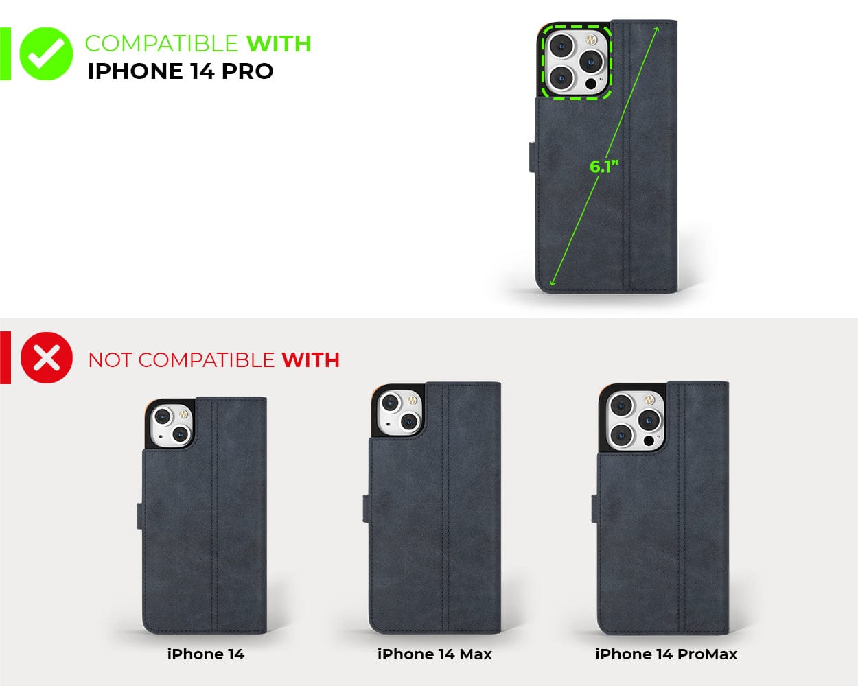 Vintage Leather Wallet Apple Iphone 14 Pro - Snakehive UK