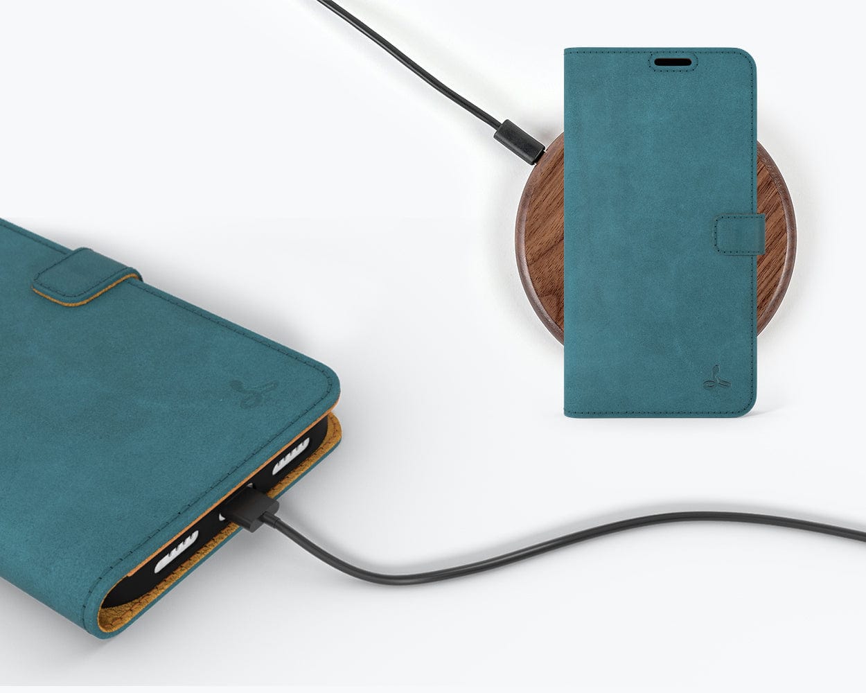 Vintage Leather Wallet Apple Iphone 14 Pro - Snakehive UK