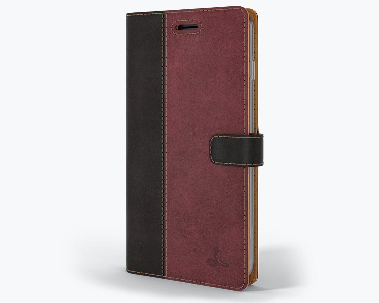Vintage Two Tone Leather Wallet Apple Iphone 8 Plus Ap - Snakehive UK