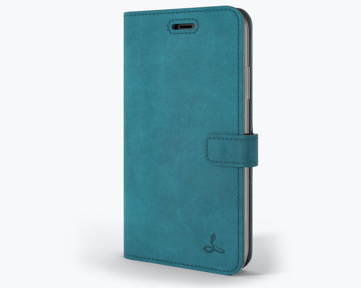 Apple iPhone 11 - Vintage Leather Wallet Teal Apple iPhone 11 - Snakehive UK