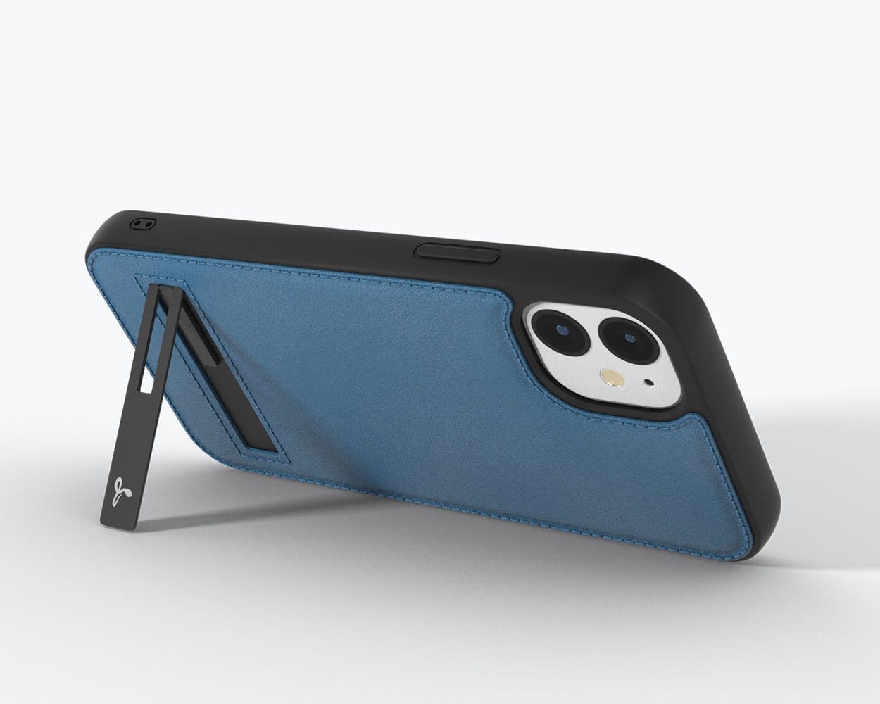Apple iPhone 12 - Metro Leather Case Pebble Grey Apple iPhone 12 - Snakehive UK
