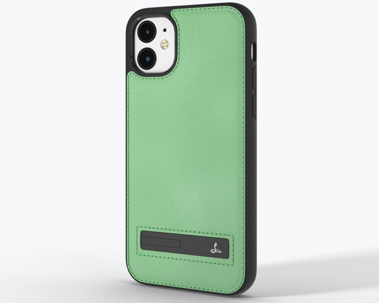 Apple iPhone 12 - Metro Leather Case Pebble Grey Apple iPhone 12 - Snakehive UK