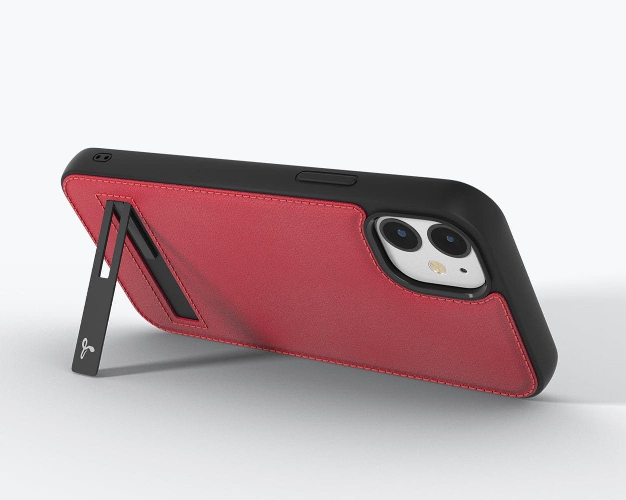 Apple iPhone 12 - Metro Leather Case Pebble Grey Apple iPhone 12 - Snakehive UK