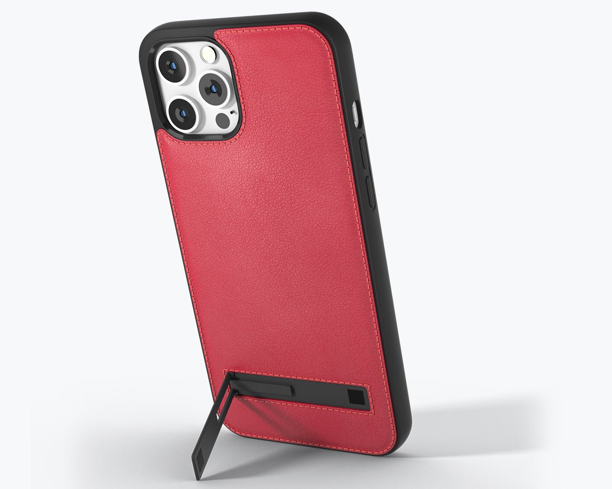 Apple iPhone 12 Pro Max - Metro Leather Case Poppy Red Apple iPhone 12 Pro Max - Snakehive UK