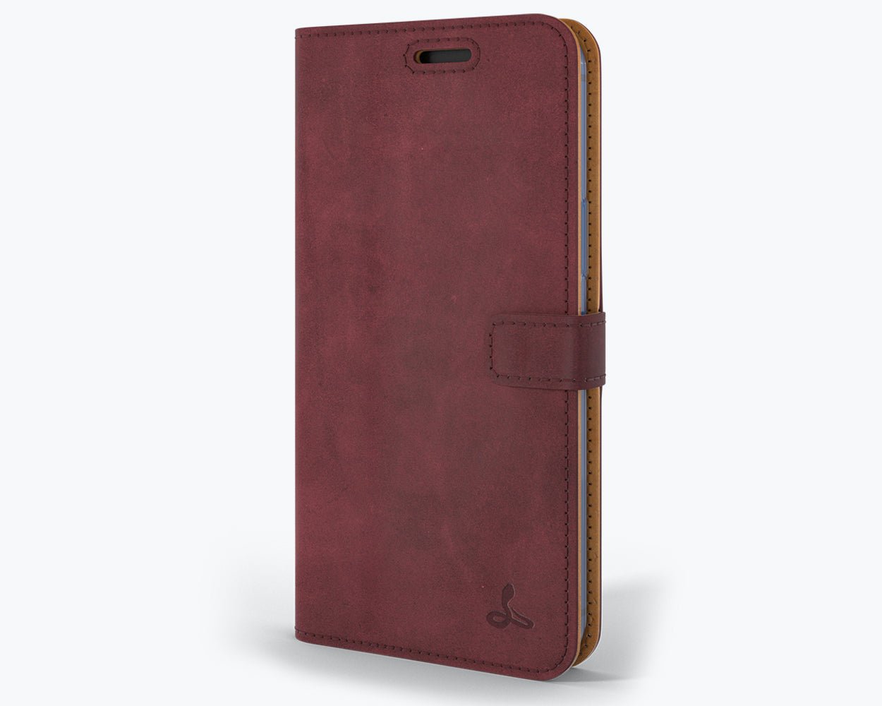 Apple iPhone 12 Pro Max - Vintage Leather Wallet (Almost Perfect) Plum Apple iPhone 12 Pro Max - Snakehive UK