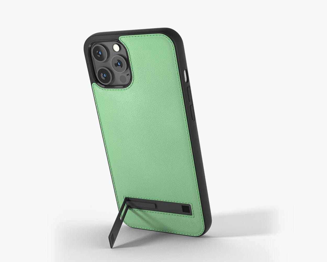 Apple iPhone 12 Pro - Metro Leather Case Pistachio Green Apple iPhone 12 Pro - Snakehive UK