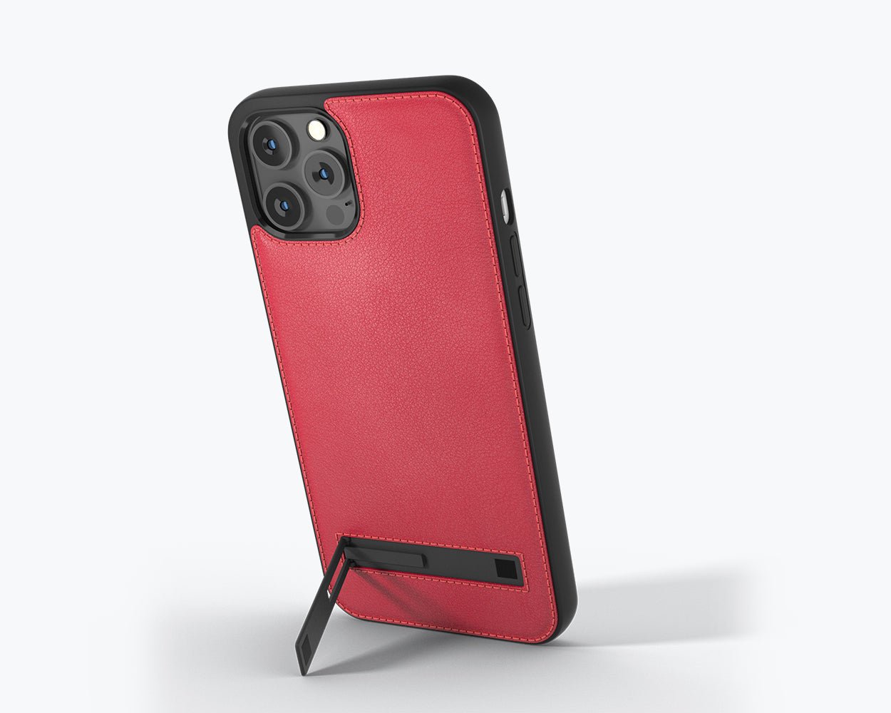 Apple iPhone 12 Pro - Metro Leather Case Poppy Red Apple iPhone 12 Pro - Snakehive UK