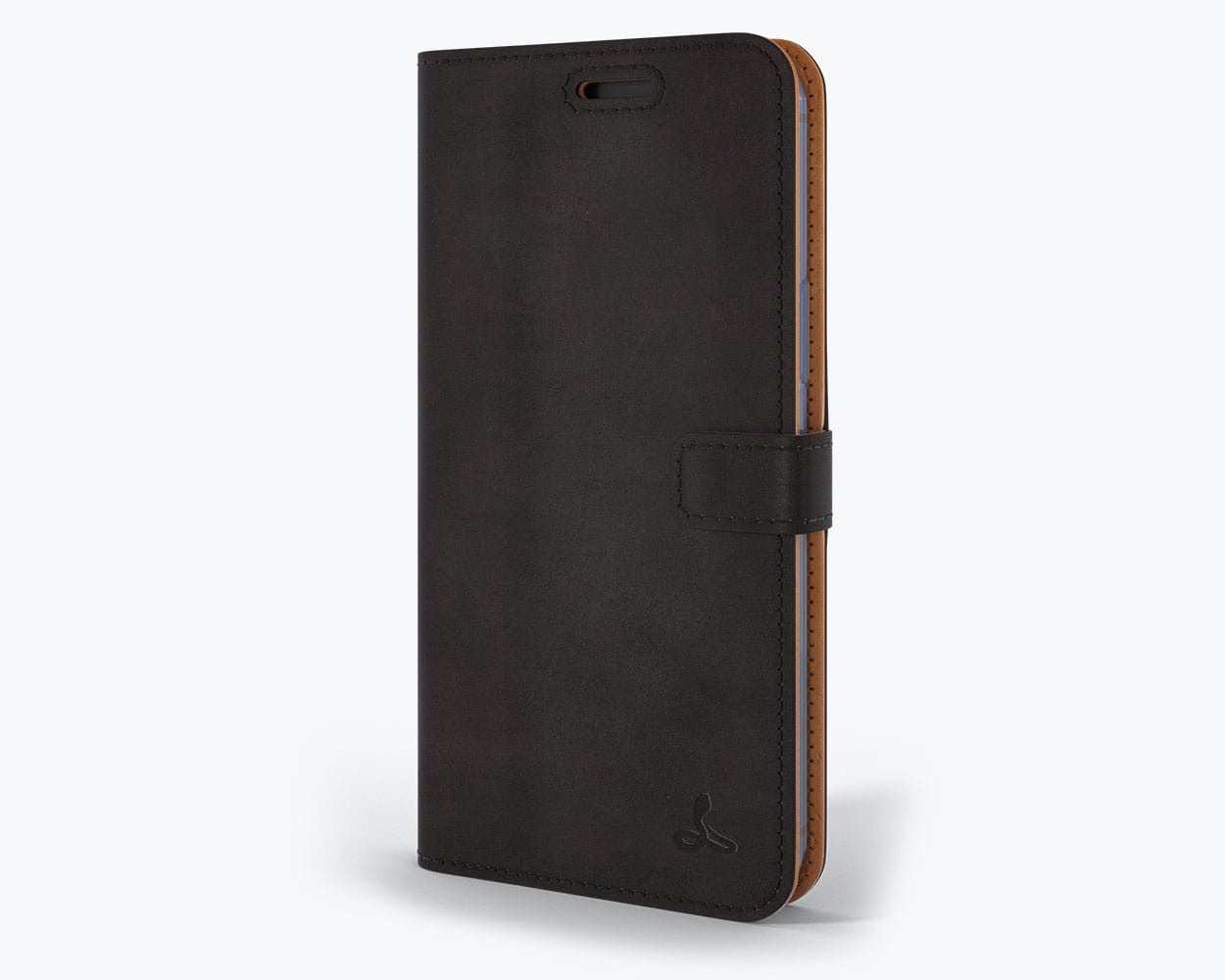 Apple iPhone 12 Pro - Vintage Leather Wallet (Almost Perfect) Black Apple iPhone 12 Pro - Snakehive UK