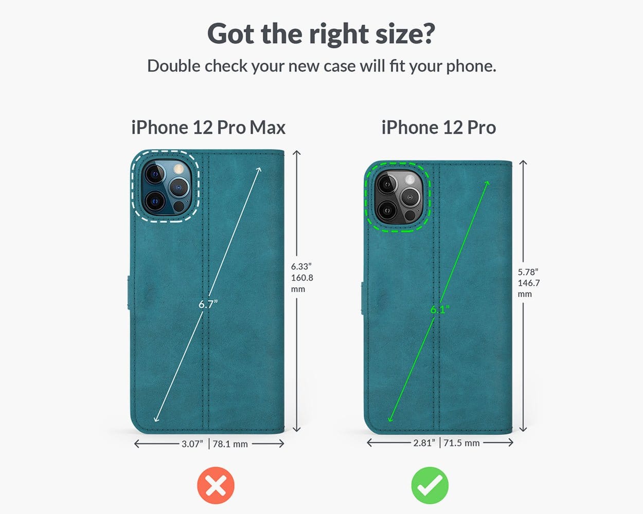 Apple iPhone 12 Pro - Vintage Leather Wallet (Almost Perfect) Grey Apple iPhone 12 Pro - Snakehive UK