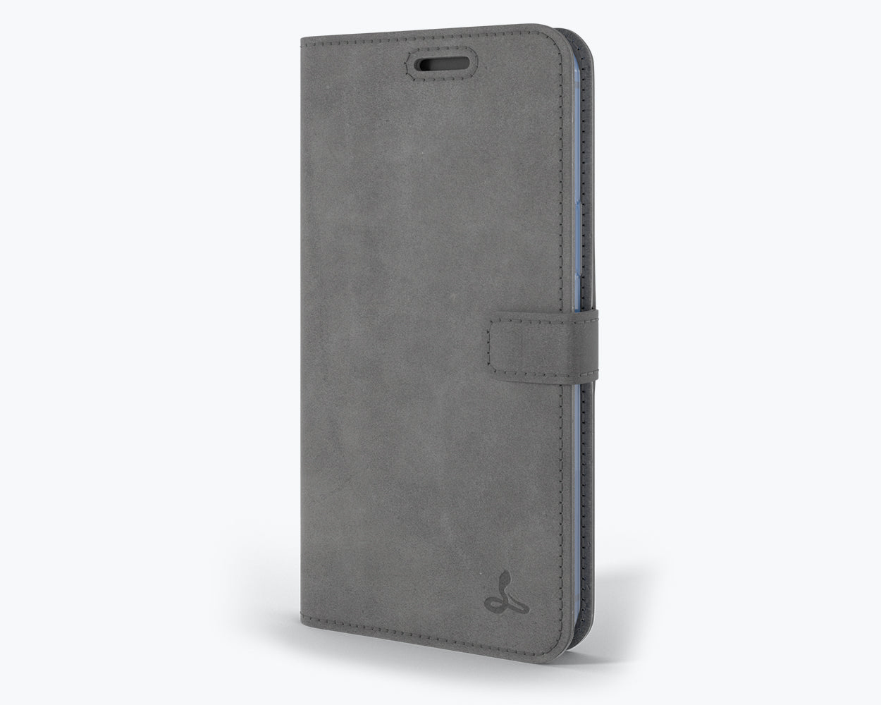 Apple iPhone 12 Pro - Vintage Leather Wallet (Almost Perfect) Grey Apple iPhone 12 Pro - Snakehive UK