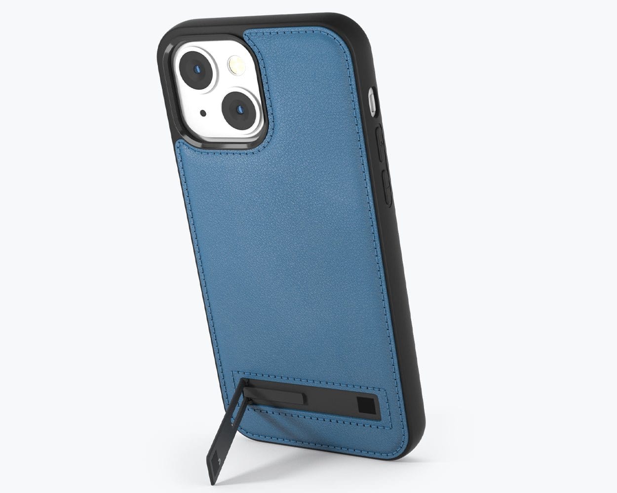 Apple iPhone 13 - Metro Leather Case Ocean Blue Apple iPhone 13 - Snakehive UK