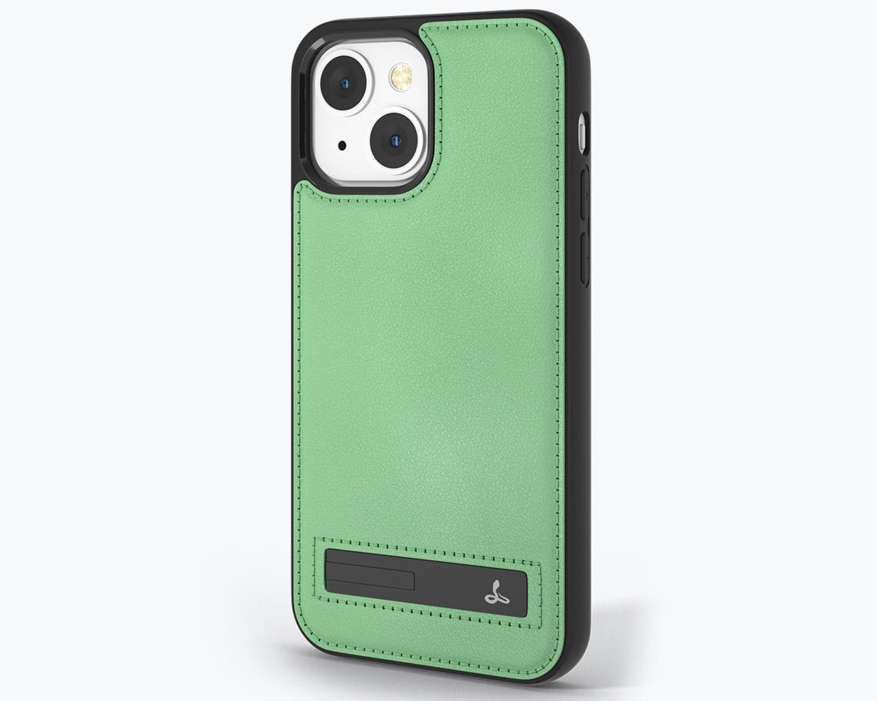 Apple iPhone 13 - Metro Leather Case Pebble Grey Apple iPhone 13 - Snakehive UK