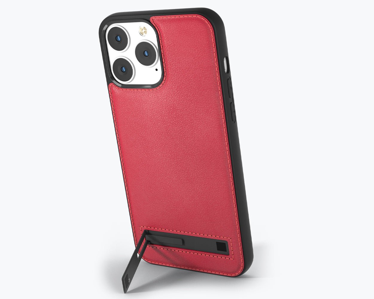 Apple iPhone 13 Pro Max - Metro Leather Case Poppy Red Apple iPhone 13 Pro Max - Snakehive UK