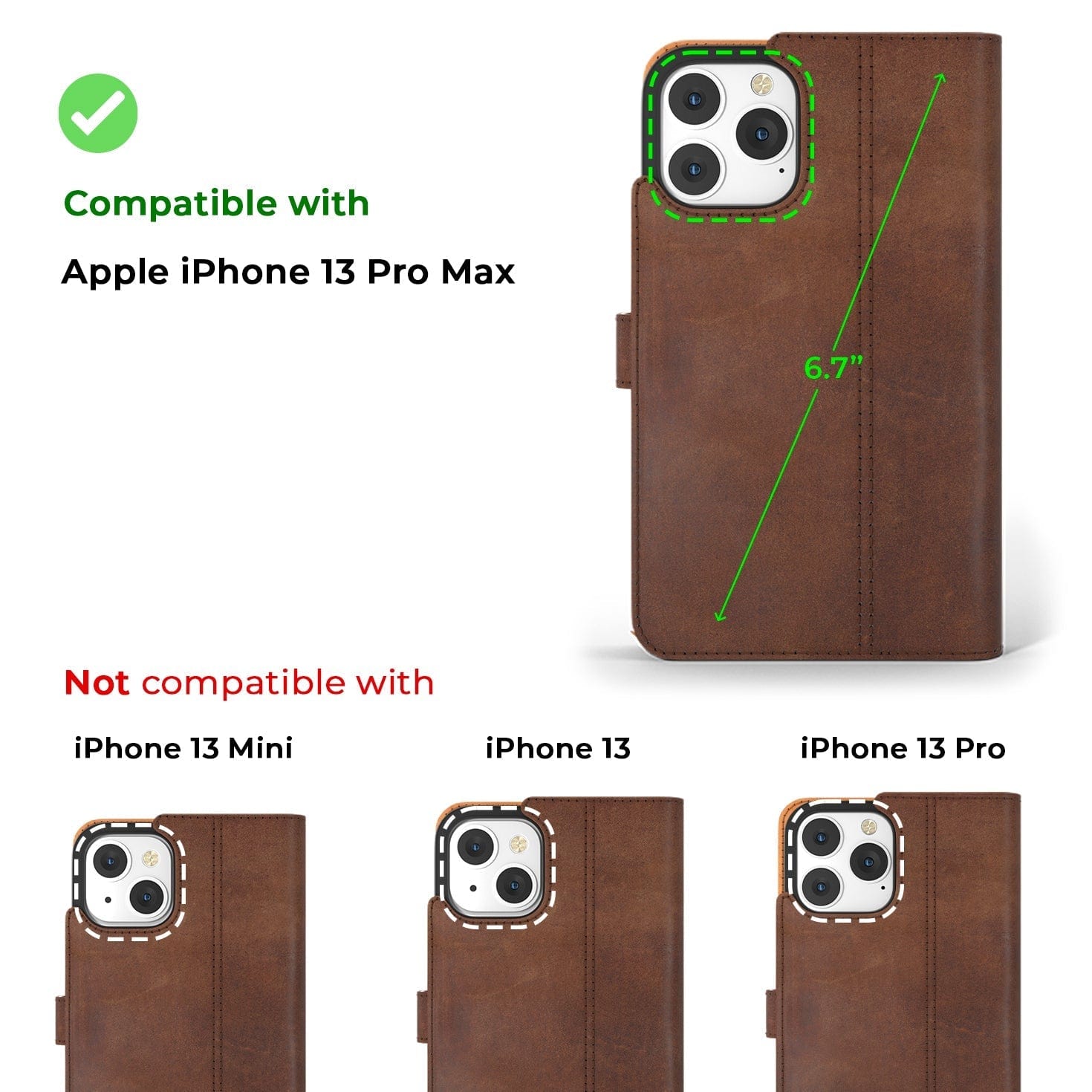 Apple iPhone 13 Pro Max - Vintage Leather Wallet (Almost Perfect) Teal Apple iPhone 13 Pro Max - Snakehive UK