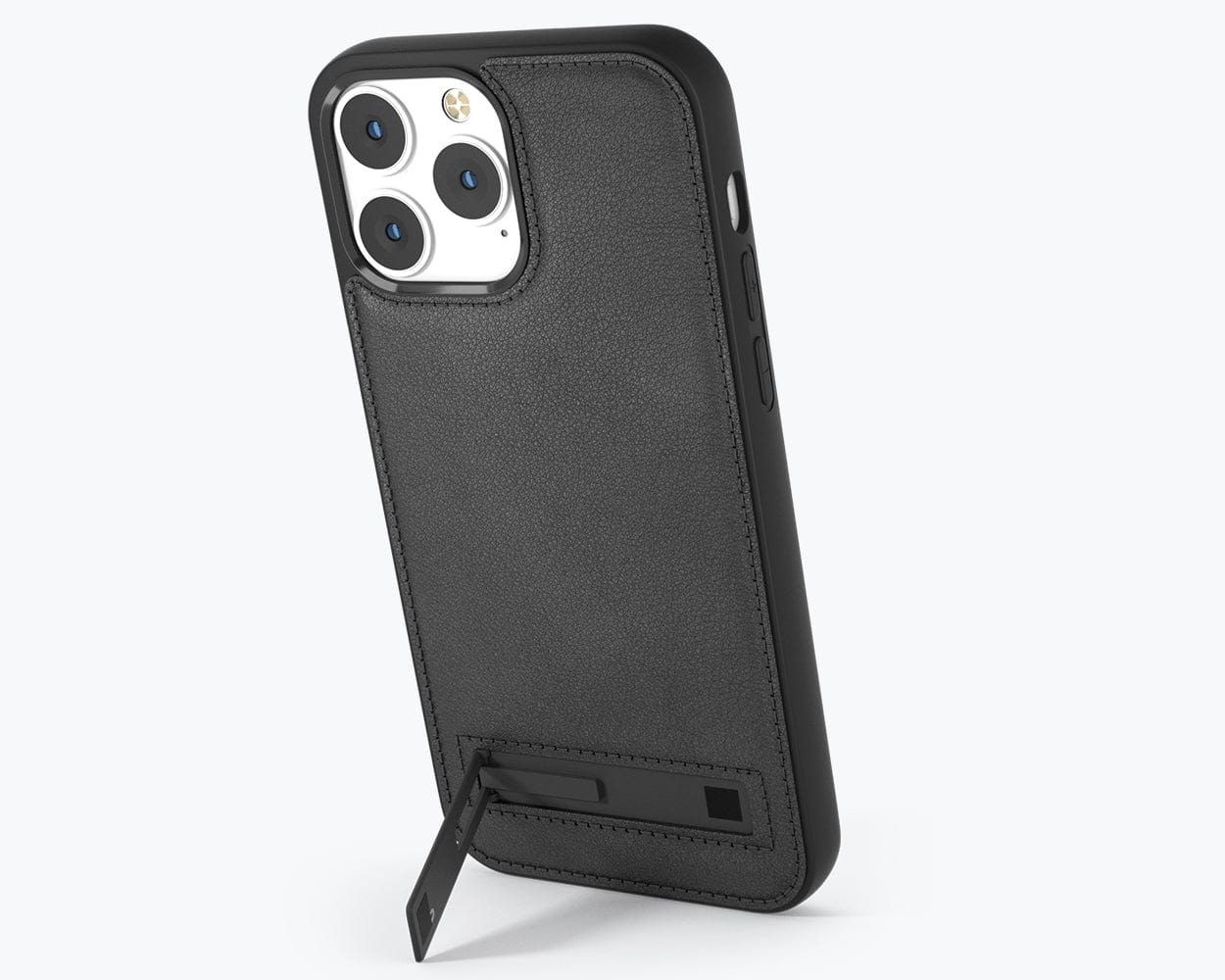 Apple iPhone 13 Pro - Metro Leather Case Jet Black Apple iPhone 13 Pro - Snakehive UK