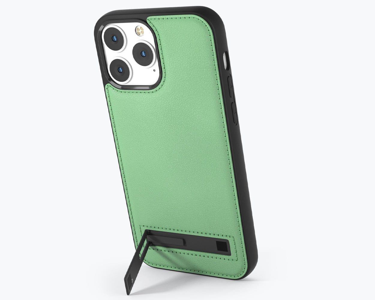 Apple iPhone 13 Pro - Metro Leather Case Pistachio Green Apple iPhone 13 Pro - Snakehive UK