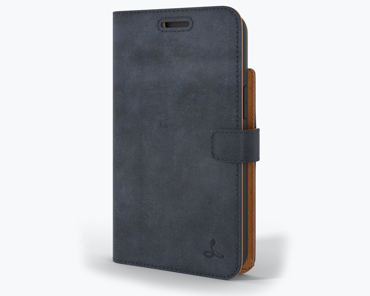 Apple iPhone 13 Pro - Vintage Leather Wallet (Almost Perfect) Navy Apple iPhone 13 Pro - Snakehive UK