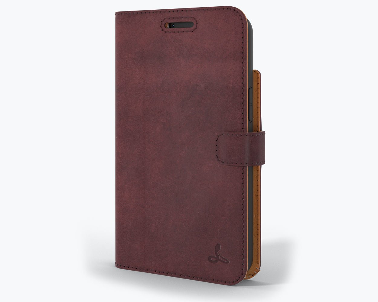 Apple iPhone 13 Pro - Vintage Leather Wallet (Almost Perfect) Plum Apple iPhone 13 Pro - Snakehive UK