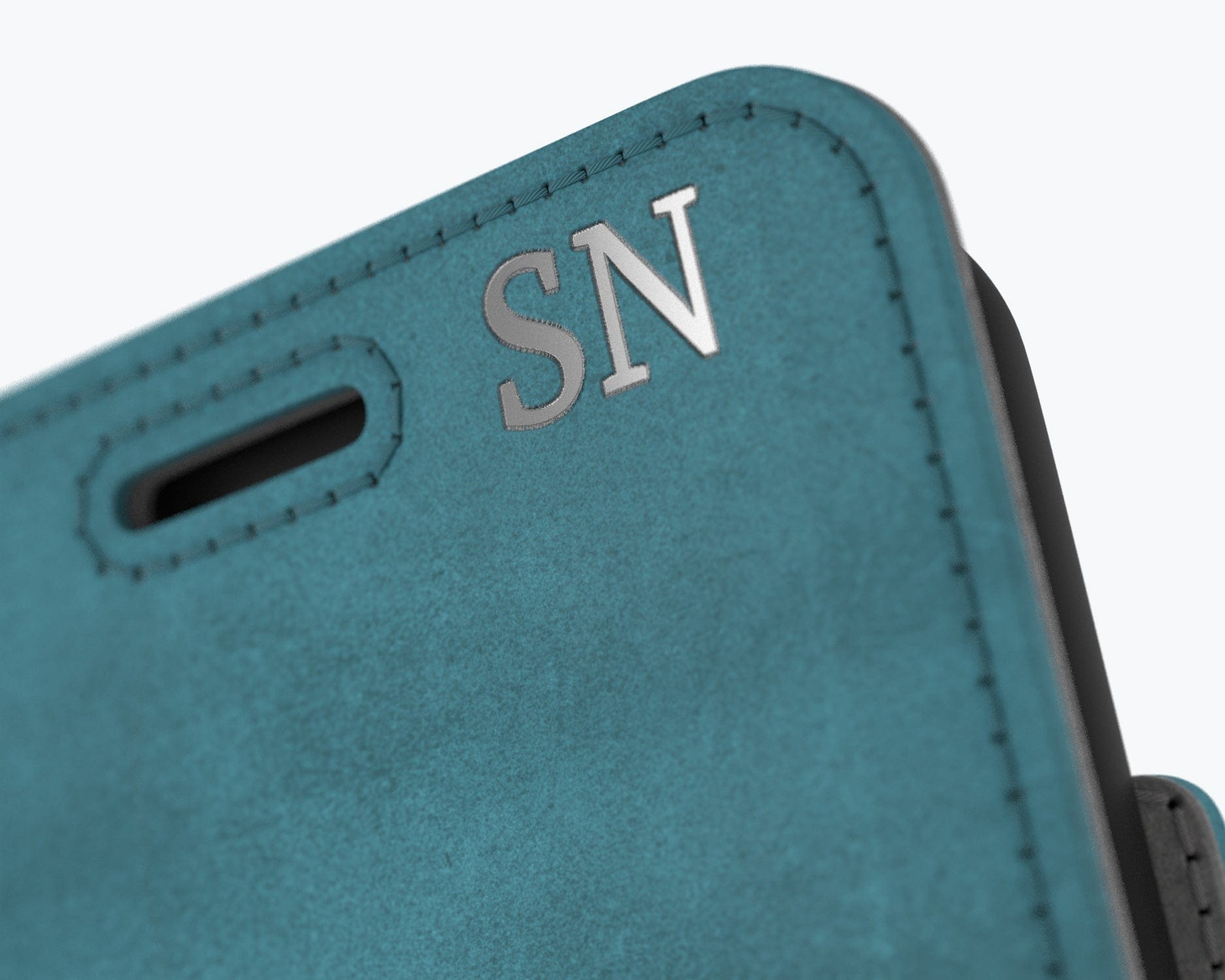 Apple iPhone 13 Pro - Vintage Leather Wallet Teal Apple iPhone 13 Pro - Snakehive UK