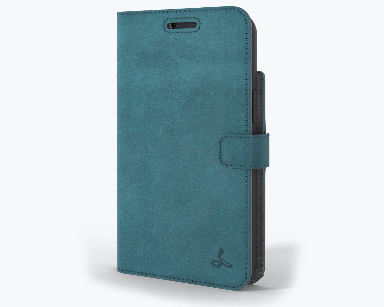 Apple iPhone 13 - Vintage Leather Wallet Teal Apple iPhone 13 - Snakehive UK