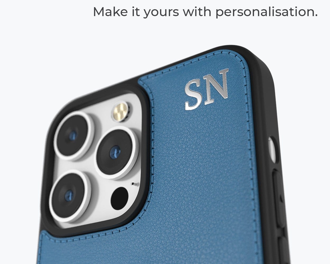 Apple iPhone 14 Pro - Metro Leather Case Ocean Blue Apple iPhone 14 Pro - Snakehive UK