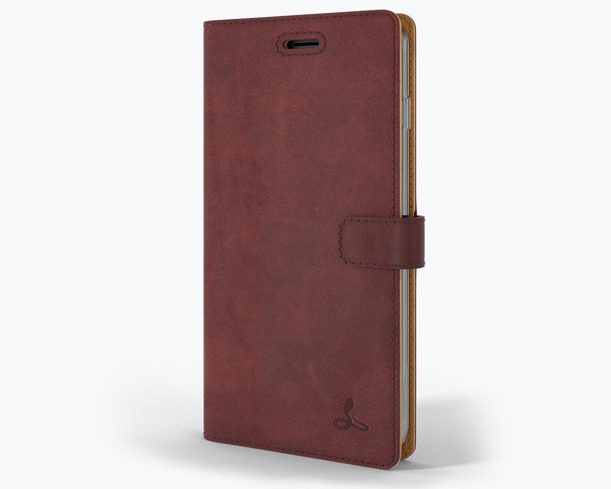 Apple iPhone 7 Plus - Vintage Leather Wallet (Almost Perfect) Plum Apple iPhone 7 Plus - Snakehive UK