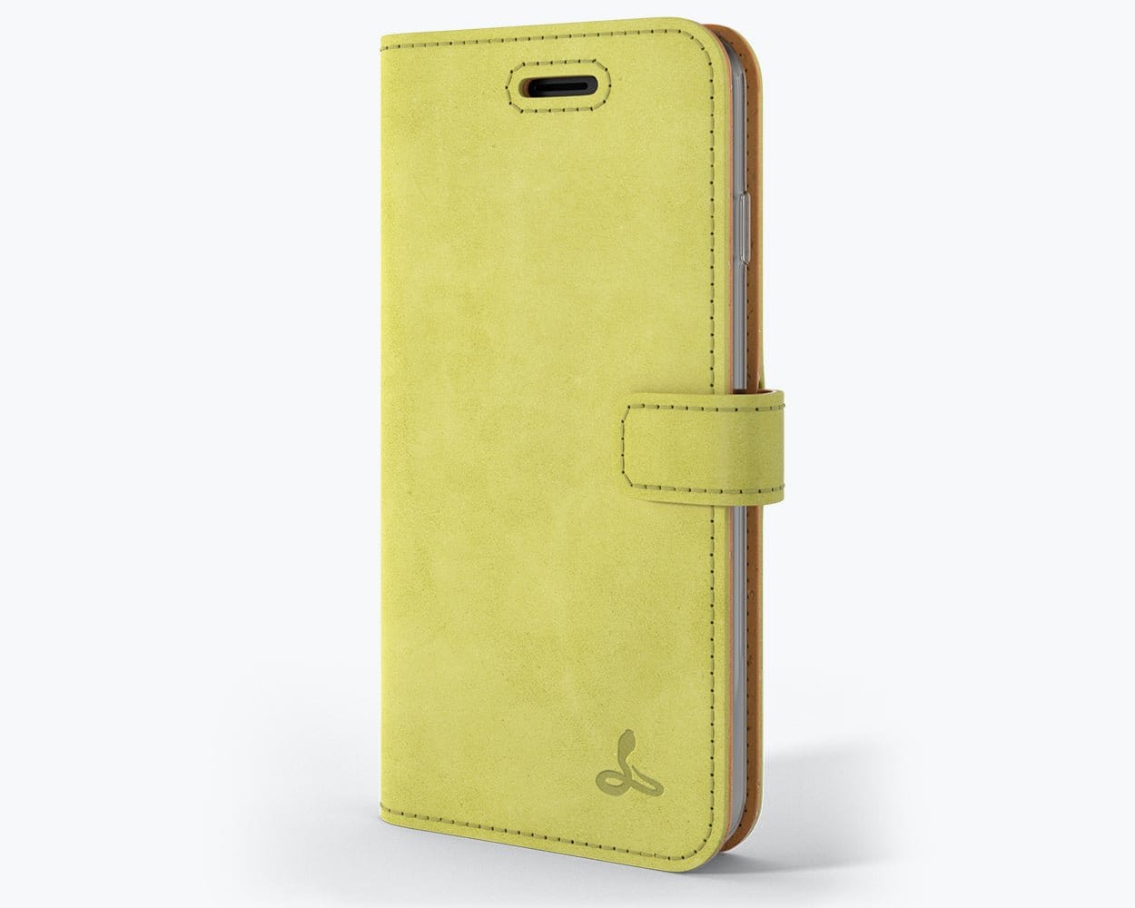 Apple iPhone 7 - Vintage Leather Wallet (Almost Perfect) Moss Green Apple iPhone 7 - Snakehive UK