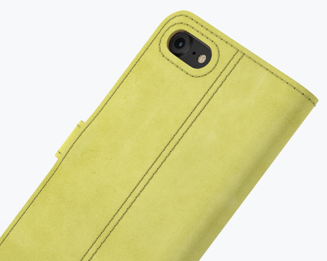 Apple iPhone 8 - Vintage Leather Wallet (Almost Perfect) Moss Green Apple iPhone 8 - Snakehive UK