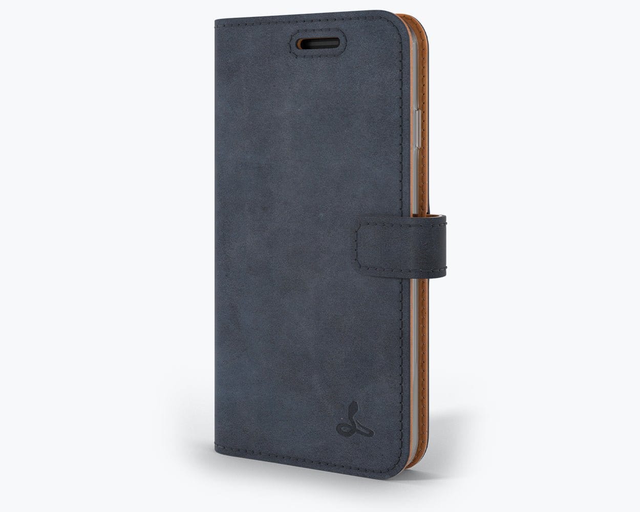 Apple iPhone SE (2020) / SE (2022) - Vintage Leather Wallet (Almost Perfect) Navy Apple iPhone SE2020 / SE2022 - Snakehive UK
