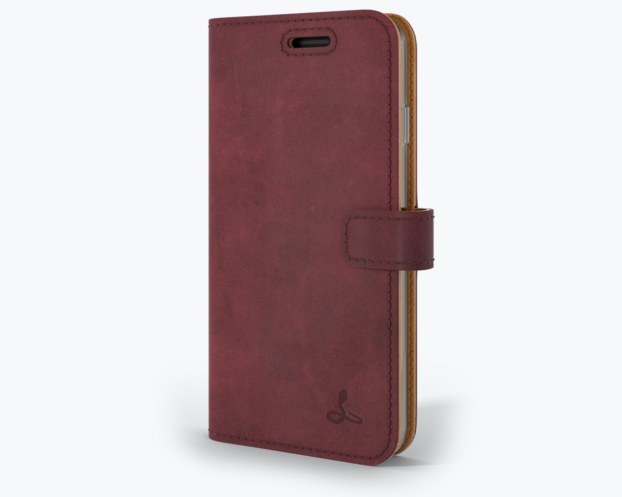 Apple iPhone SE (2020) / SE (2022) - Vintage Leather Wallet (Almost Perfect) Plum Apple iPhone SE2020 / SE2022 - Snakehive UK