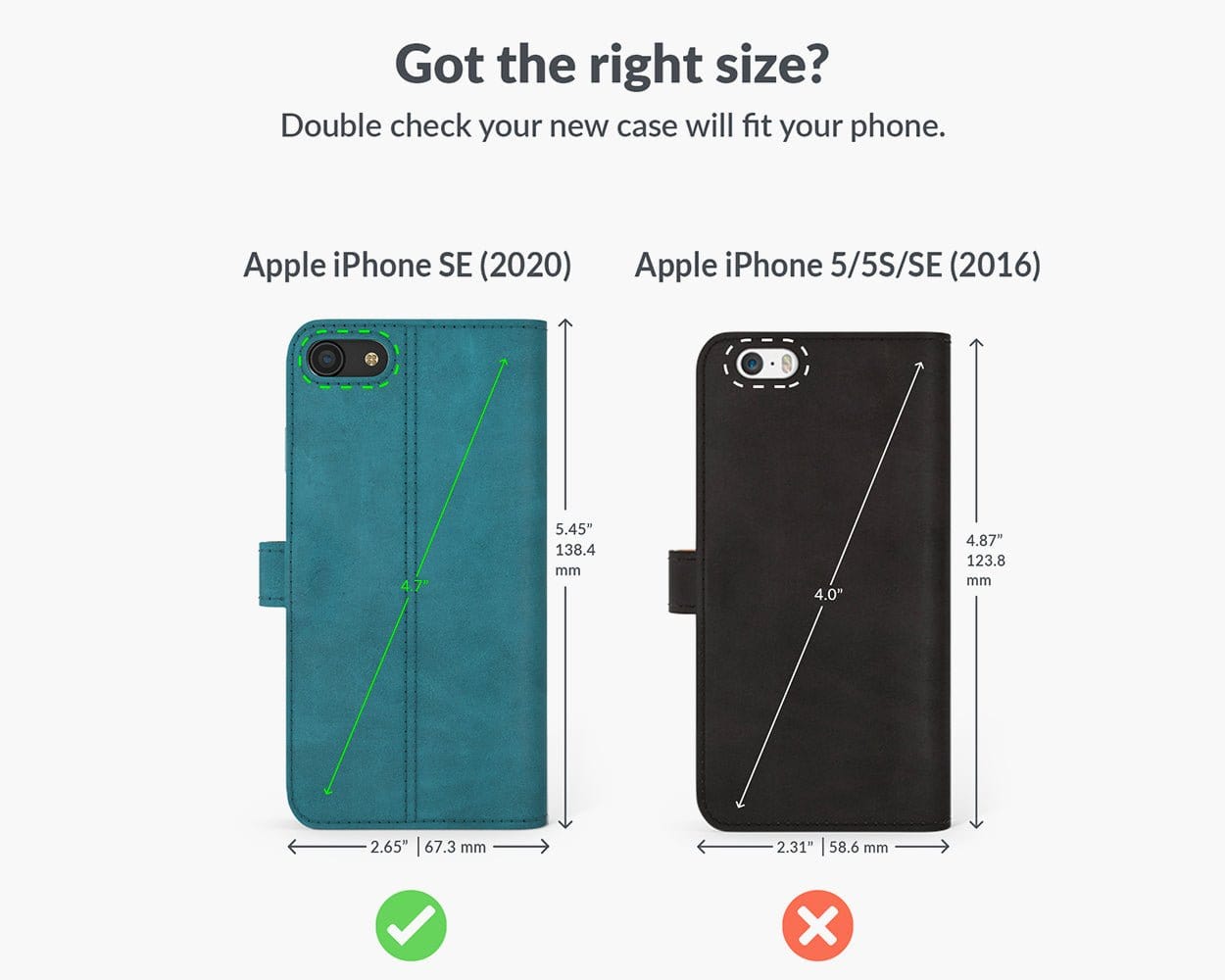 Apple iPhone SE (2020) / SE (2022) - Vintage Leather Wallet (Almost Perfect) Teal Apple iPhone SE2020 / SE2022 - Snakehive UK