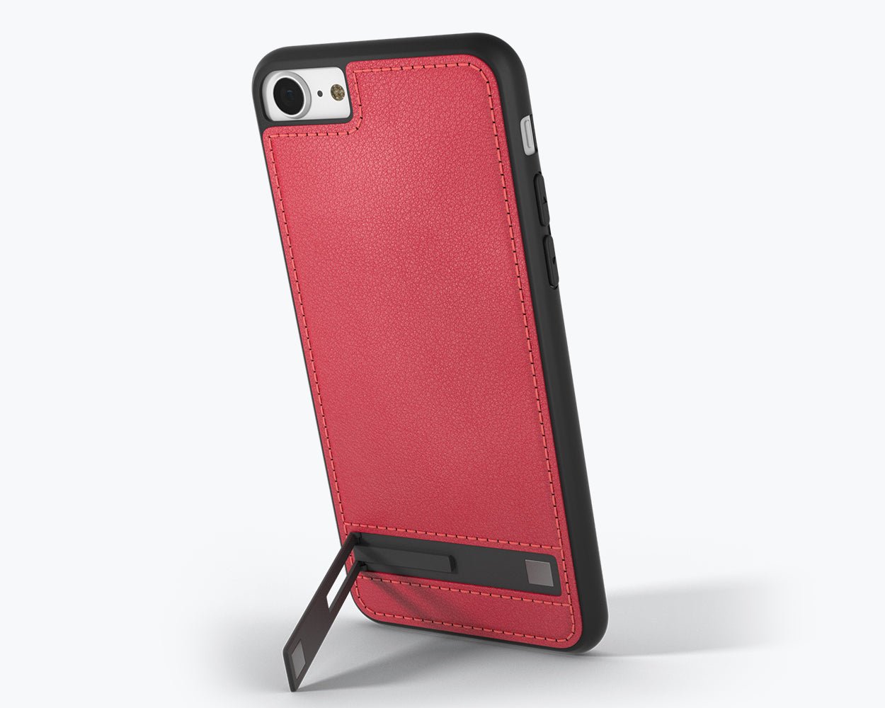 Apple iPhone SE 2022 / 2020 / 8 / 7 - Metro Leather Case Poppy Red - Snakehive UK