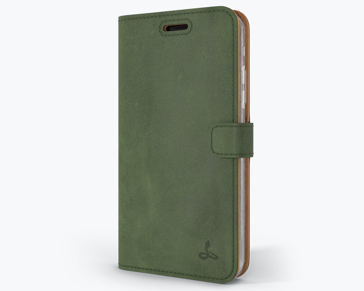 Apple iPhone XS Max - Vintage Leather Wallet (Almost Perfect) Bottle Green Apple iPhone XS Max - Snakehive UK