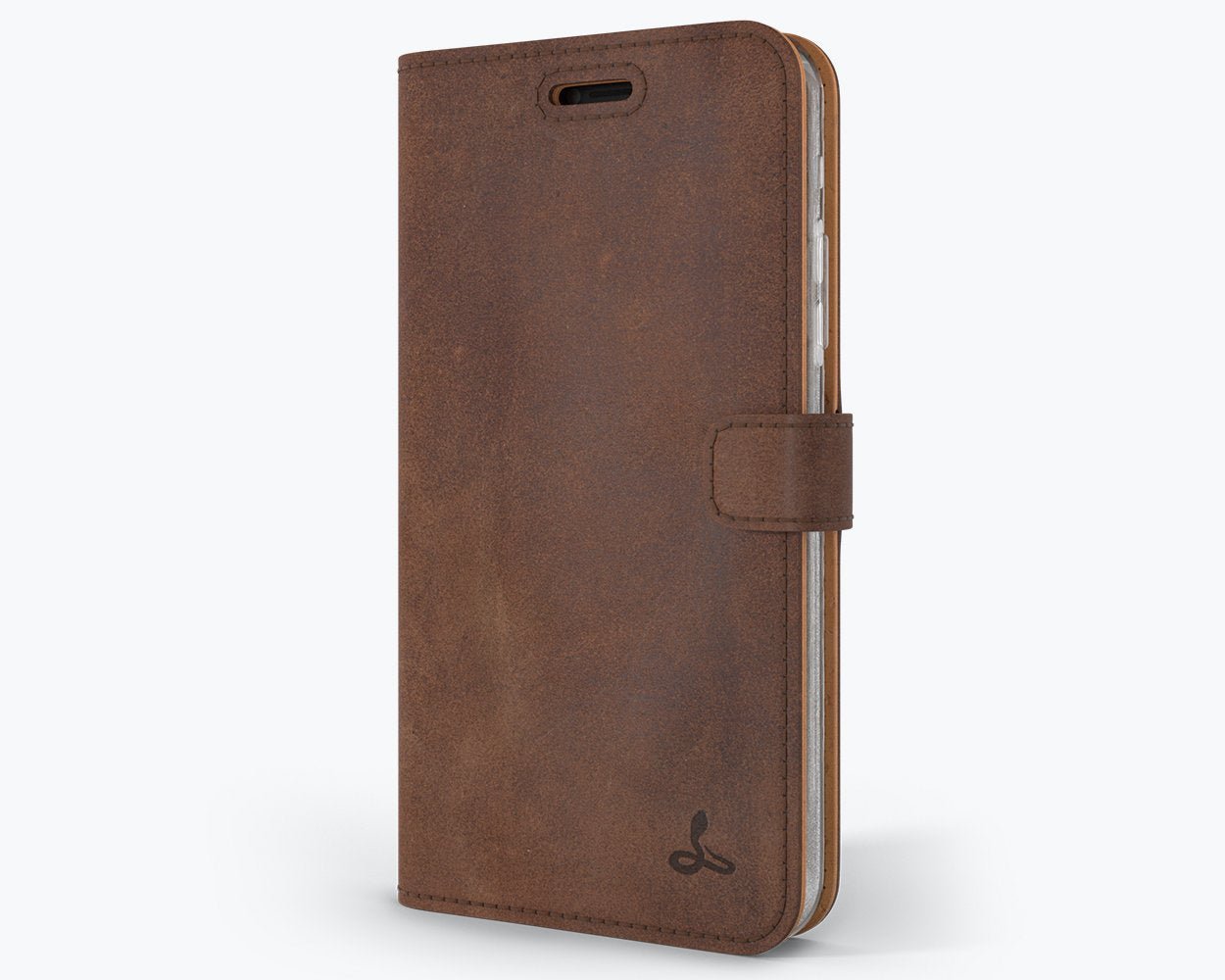 Apple iPhone XS Max - Vintage Leather Wallet (Almost Perfect) Brown Apple iPhone XS Max - Snakehive UK