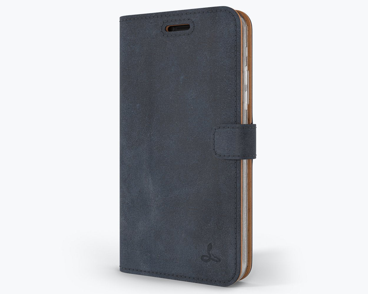 Apple iPhone XS Max - Vintage Leather Wallet (Almost Perfect) Navy Apple iPhone XS Max - Snakehive UK