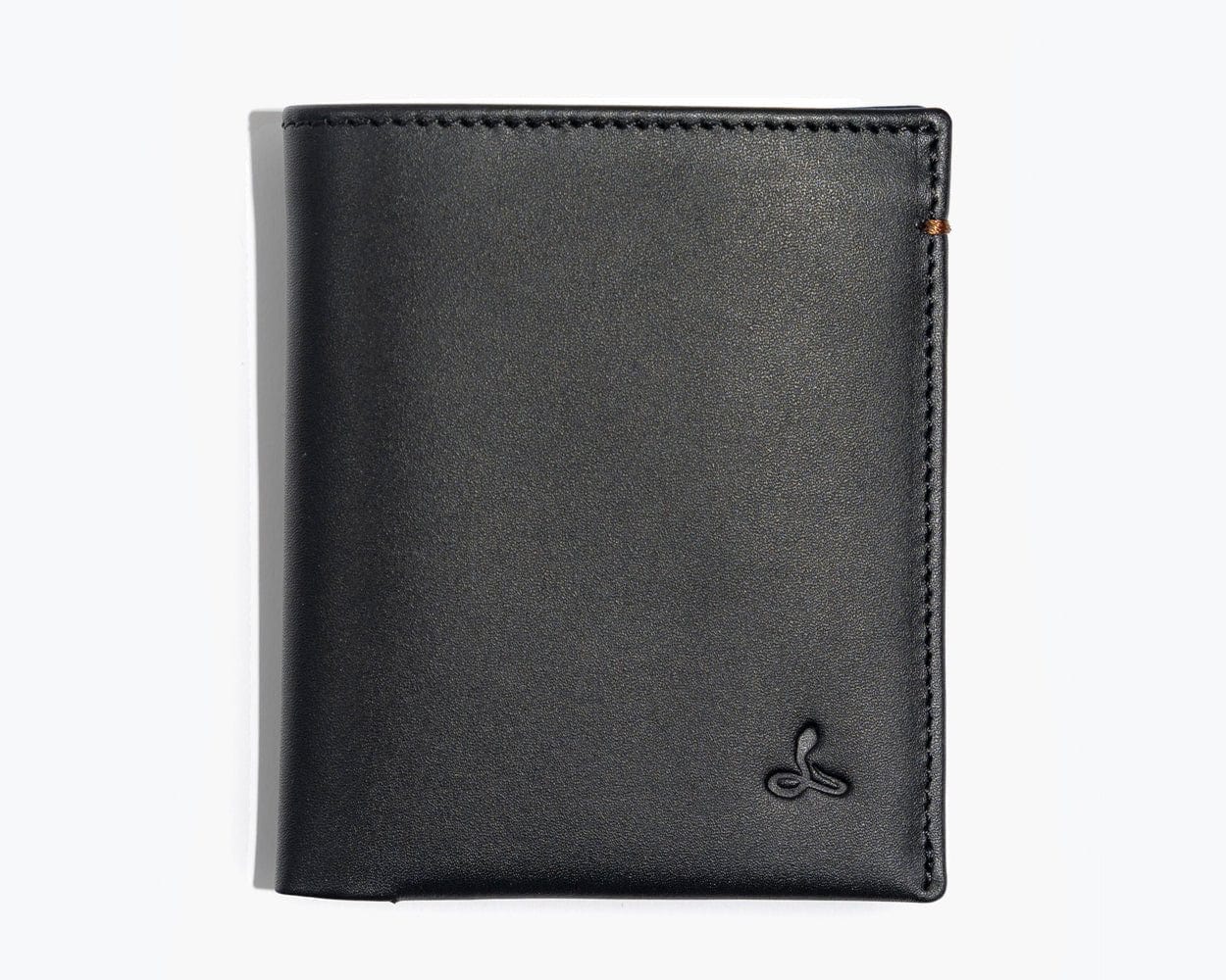 LEATHER BIFOLD WALLET - THE ESSENTIAL COLLECTION Black/Cognac - Snakehive UK