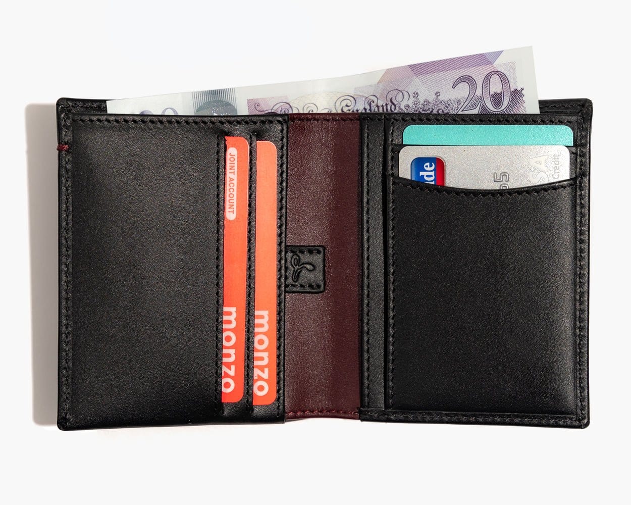 LEATHER BIFOLD WALLET - THE ESSENTIAL COLLECTION Cognac - Snakehive UK