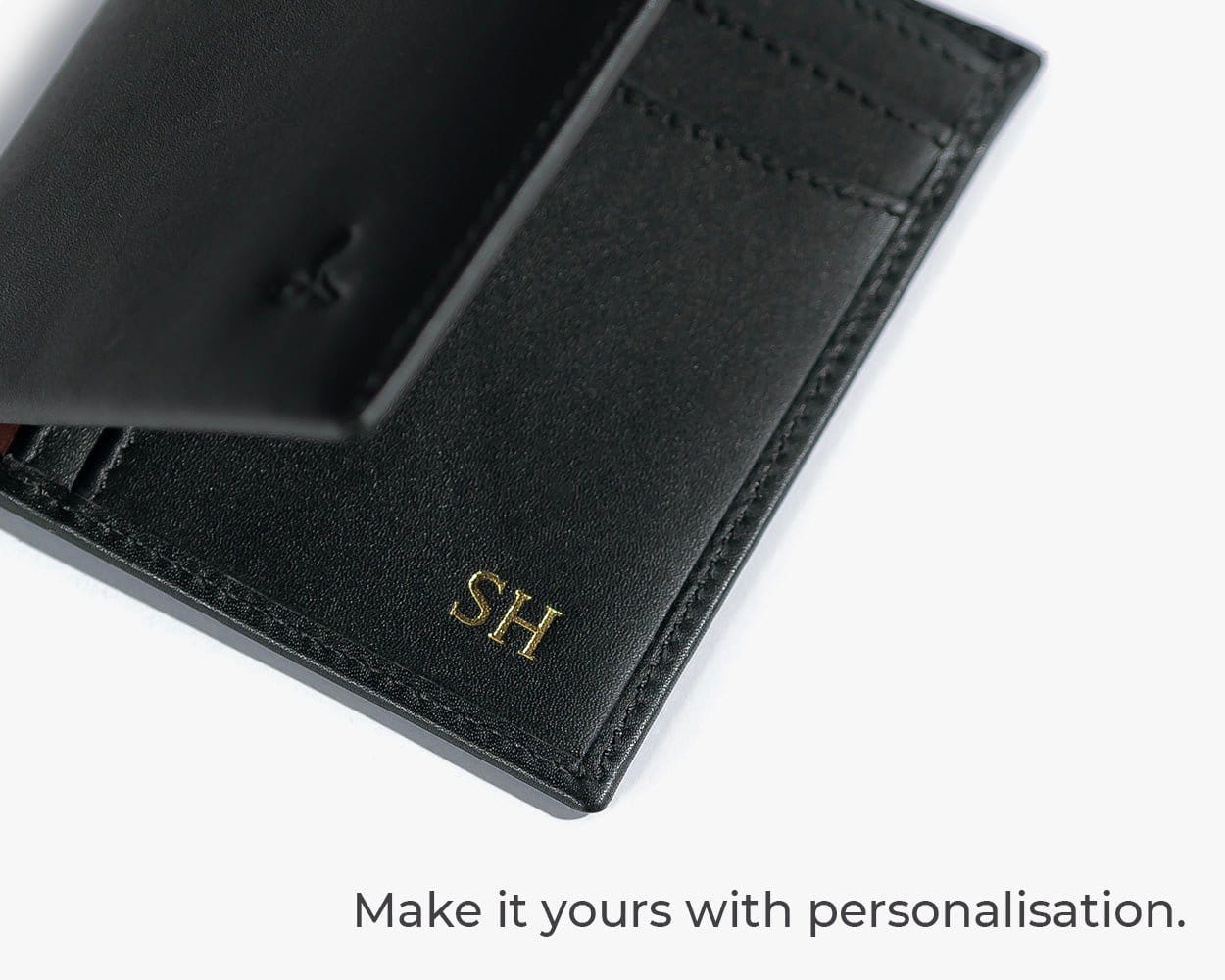 LEATHER BIFOLD WALLET - THE ESSENTIAL COLLECTION Cognac - Snakehive UK