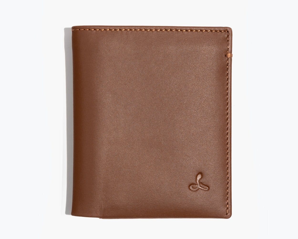 LEATHER BIFOLD WALLET - THE ESSENTIAL COLLECTION Cognac - Snakehive UK