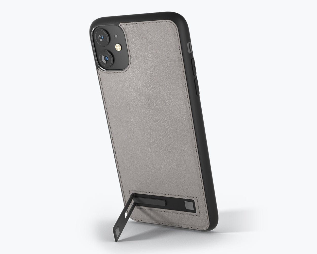 Metro Leather Case - Apple iPhone 11 / iPhone XR Pebble Grey Apple iPhone 11 - Snakehive UK