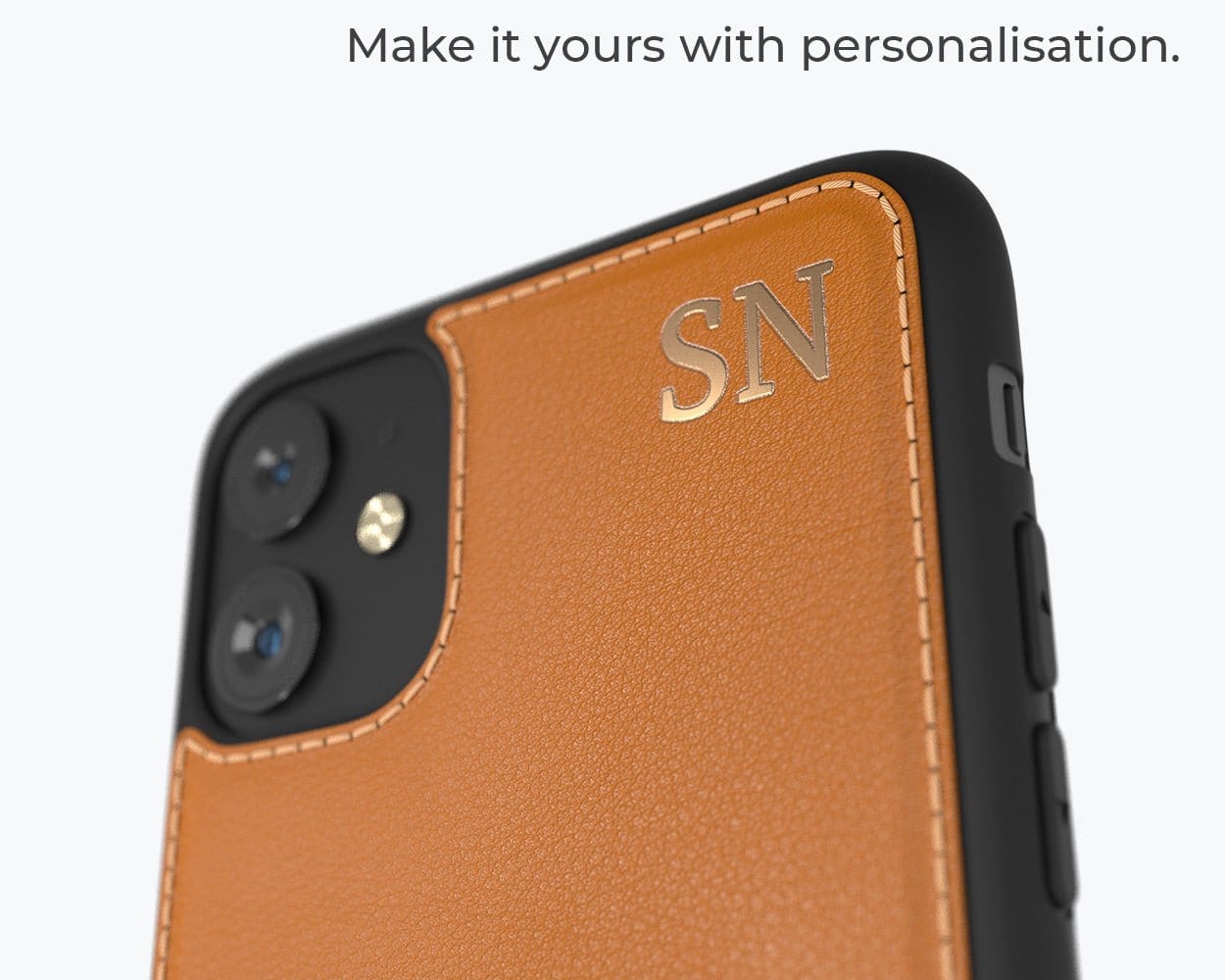 Metro Leather Case - Apple iPhone 11 / iPhone XR Pebble Grey Apple iPhone 11 - Snakehive UK