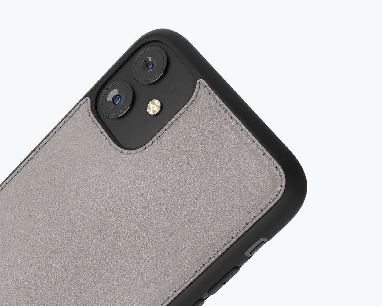 Metro Leather Case - Apple iPhone 11 / iPhone XR Pebble Grey Apple iPhone 11 - Snakehive UK