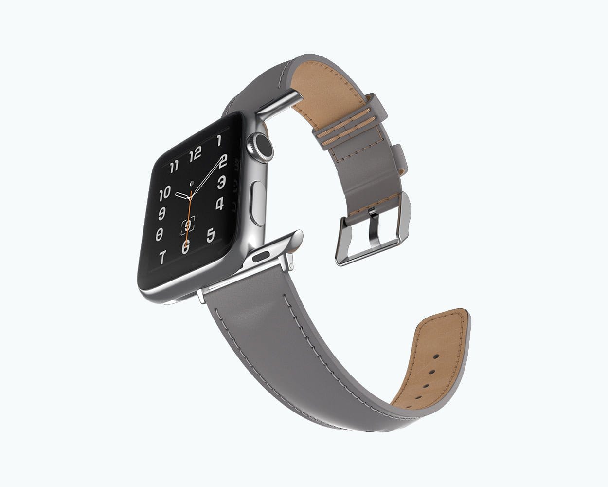 Metro Leather Watch Strap - For Apple Series Watches Classic Tan (38 / 40 / 41mm) - Snakehive UK