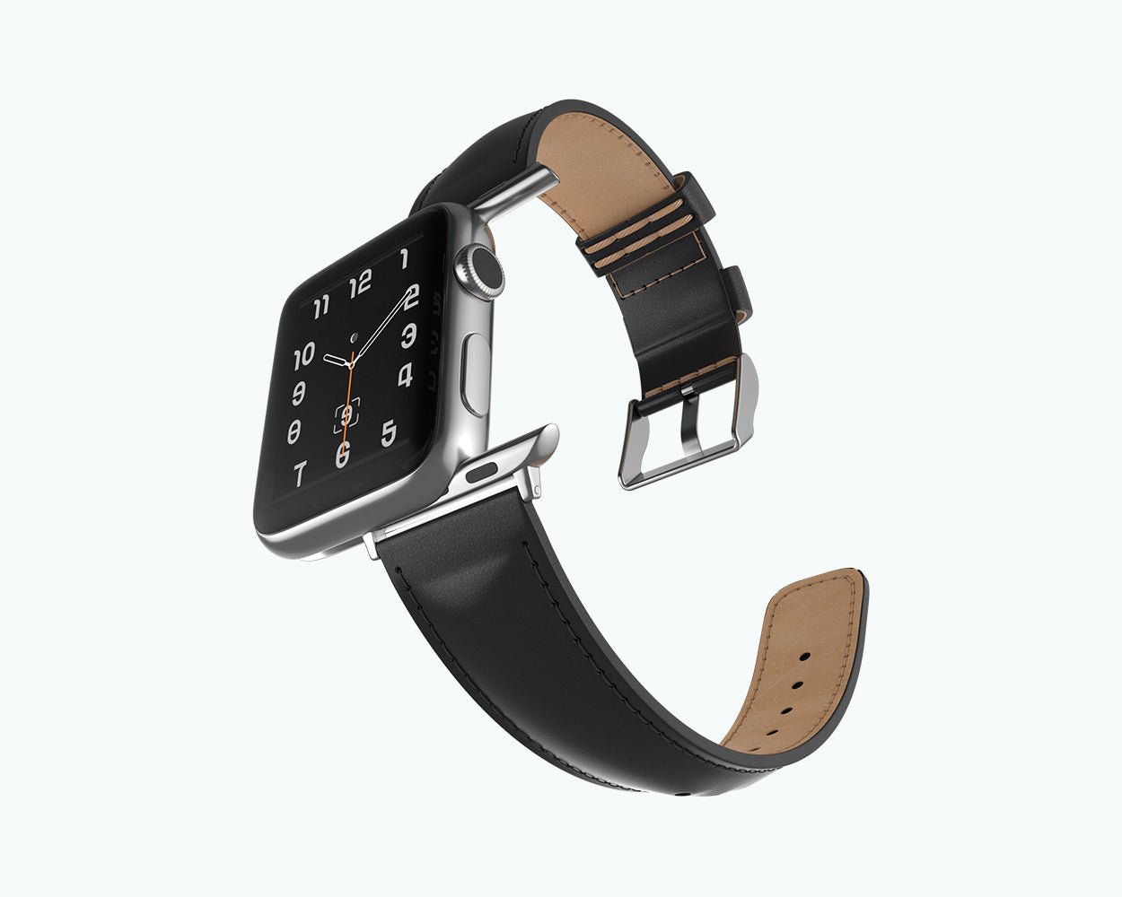 Metro Leather Watch Strap - For Apple Series Watches Classic Tan (38 / 40 / 41mm) - Snakehive UK