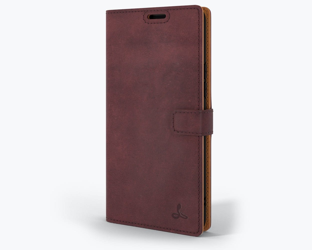 Samsung Galaxy A53 - Vintage Leather Wallet Plum Samsung Galaxy A53 - Snakehive UK