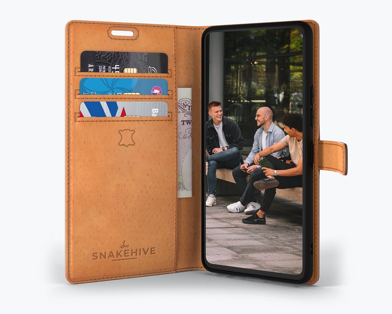 Samsung Galaxy A53 - Vintage Leather Wallet Teal Samsung Galaxy A53 - Snakehive UK