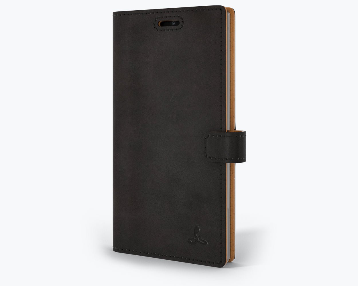 Samsung Galaxy Note 10 - Vintage Leather Wallet (Almost Perfect) Black Samsung Galaxy Note 10 - Snakehive UK