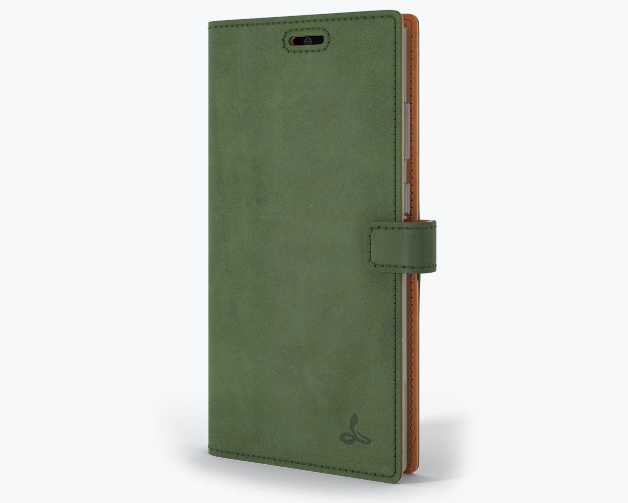 Samsung Galaxy Note 20 - Vintage Leather Wallet (Almost Perfect) Bottle Green Samsung Galaxy Note 24 - Snakehive UK