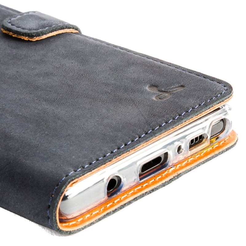 Samsung Galaxy Note 8 - Vintage Leather Wallet (Almost Perfect) Burnt Orange Samsung Galaxy Note 8 - Snakehive UK